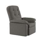 Poltrona Retrátil E Reclinável Colares Cinza