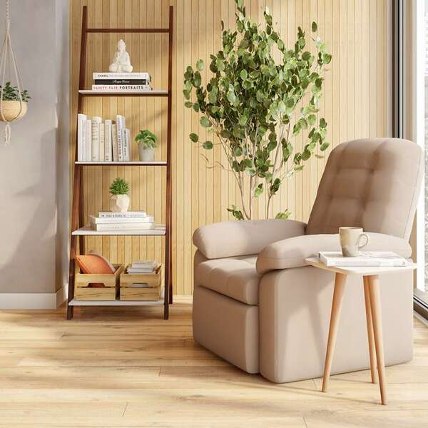 Poltrona Retrátil E Reclinável Estoril Café