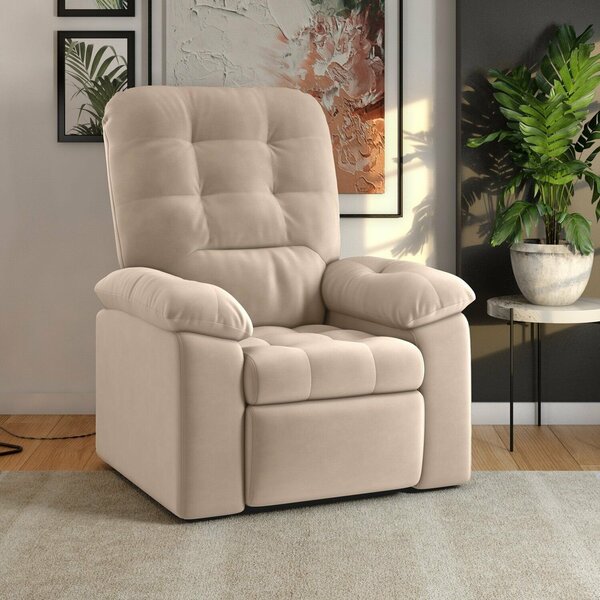 Poltrona Retratil E Reclinavel Estoril Capuccino