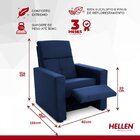 Poltrona Retrátil E Reclinável Jade Yescasa Azul