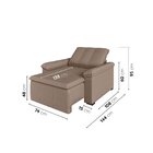 Poltrona Retrátil Palmeira Cabecasa Madeiraoriginals Castor