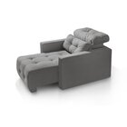 Poltrona Retrátil Reclinável Alba Yescasa Cinza