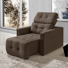 Poltrona Retrátil Reclinável Alba Yescasa Marrom