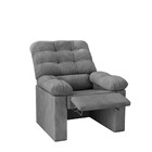 Poltrona Retrátil Reclinável Sued Do Papai Flash