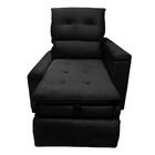 Poltrona Retrátil Reclinável Veludo Preto