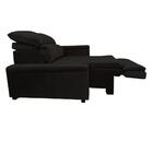 Poltrona Retrátil Reclinável Veludo Preto