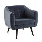 Poltrona Retrô Daf Mobiliário Azul Marinho