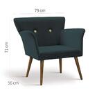 Poltrona Retrô Daf Mobiliário Verde