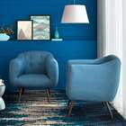 Poltrona Retrô Zap Azul Jeans