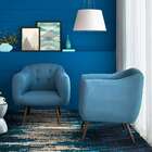 Poltrona Retrô Zap Azul Jeans