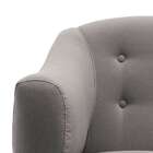 Poltrona Retrô Zap Cinza