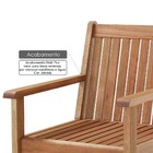 Poltrona Ripada Para Áreas Externas Em Madeira Eucalipto - Ma