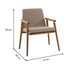 Poltrona Rodrigues Pé Palito Ii Bege