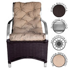 Poltrona Roma  Para Área Externa De Alumínio E Fibra Sintética