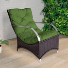 Poltrona Roma  Para Área Externa De Alumínio E Fibra Sintética