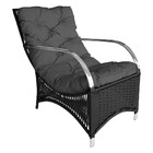 Poltrona Roma Para Área Externa De Alumínio E Fibra Sintética