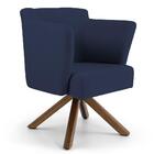 Poltrona Sabrina B-304 Veludo Azul Marinho