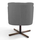 Poltrona Sabrina C-416 Linho Cinza Escuro