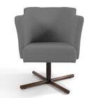 Poltrona Sabrina C-416 Linho Cinza Escuro
