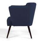 Poltrona Sabrina Pés Palito B-304 Veludo Azul Marinho - Domi