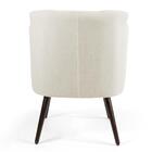 Poltrona Sabrina Pés Palito B-309 Veludo Bege - Domi