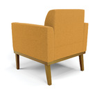 Poltrona Sala Base Madeira Castanho Kit 2 Marisa Bouclê Mosta