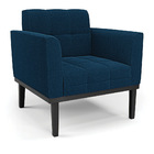 Poltrona Sala Base Madeira Fixa Pto Kit 2 Elisa Bouclê D03 -