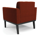 Poltrona Sala Base Madeira Fixa Pto Kit 2 Elisa Bouclê Terra