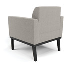 Poltrona Sala Base Madeira Preto Kit 2 Marisa Bouclê D03 - D'