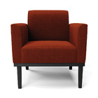 Poltrona Sala Base Madeira Preto Kit 2 Marisa Bouclê D03 - D'