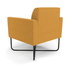 Poltrona Sala Base X Industrial Preto Kit 2 Marisa Bouclê Mos