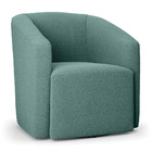 Poltrona Sala De Estar Base Giratória Stella Max Bouclê D03 -