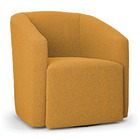 Poltrona Sala De Estar Base Giratória Stella Max Bouclê D03 -