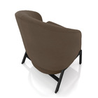 Poltrona Sala De Estar Base Industrial Kit 2 Luar Veludo K01