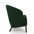 Poltrona Sala De Estar Base Industrial Kit 2 Luar Veludo K01