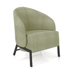 Poltrona Sala De Estar Base Industrial Luar Bouclê K01 - D'ro