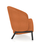 Poltrona Sala De Estar Base Industrial Luar Bouclê K01 - D'ro