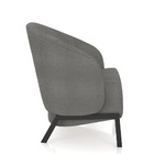 Poltrona Sala De Estar Base Industrial Luar Bouclê K01 - D'ro