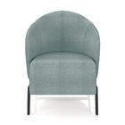 Poltrona Sala De Estar Base Industrial Luar Bouclê K01 - D'ro