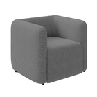 Poltrona Sala De Estar Decorativa Laguna Bouclê K01 - D'rossi