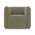 Poltrona Sala De Estar Decorativa Laguna Bouclê Verde K01 - D