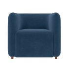 Poltrona Sala De Estar Decorativa Laguna Veludo K01 - D'rossi