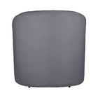 Poltrona Sala De Estar Decorativa Lara Veludo Grafite - Valli