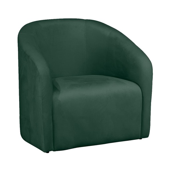 Poltrona Sala De Estar Decorativa Lara Veludo Verde - Vallisa