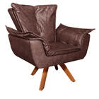 Poltrona Sala De Estar Giratória Mm30 Kit 2 Opalla Corano D03