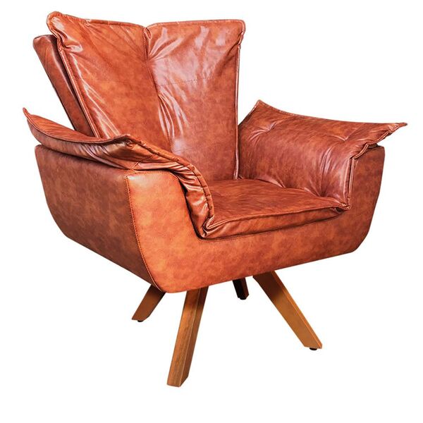 Poltrona Sala De Estar Giratória Mm30 Opalla Corano D03 - D'r