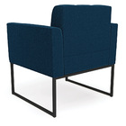 Poltrona Sala De Estar Industrial Preto Elisa Bouclê D03 - D'