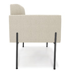 Poltrona Sala De Estar Pé De Ferro Preto Elisa Bouclê D03 - D