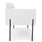 Poltrona Sala De Estar Pé De Ferro Preto Elisa Bouclê D03 - D