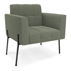 Poltrona Sala De Estar Pé De Ferro Pto Kit 2 Elisa Bouclê D03